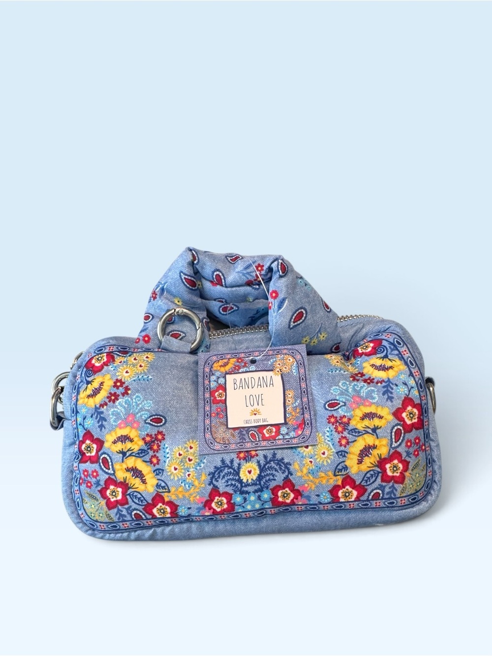 Brighton Bandana Love Pouch Crossbody - NWT